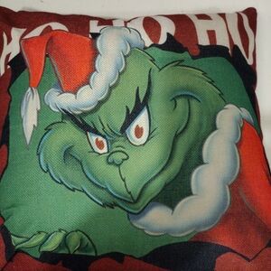 Ho Ho Ho Grinch Pillow